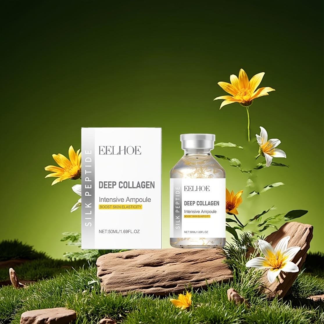 Пептидная ампульная эссенция для лифтинга и уплотнения Содержит гиалуроновую кислоту - Антивозрастная, осветляющая, интенсивное увлажнение, восстановление морщин Эссенция для ухода за кожей 50ml