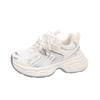 Star with the same ins Korean version of the new dad shoes girl 2025 summer student sports running casual mesh increase