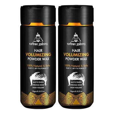 UrbanGabru Hair Volumizing Powder Wax Strong Hold Matte Finish 24 Hr Hold 10gm Pack of 2 Styling Powder
