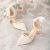Fashion Stiletto Pearl Ladies Shoes Vip 2025 Luxury Summer Comfortable Chic and Elegant Footwear on Offer Original Women's Sandals Sale