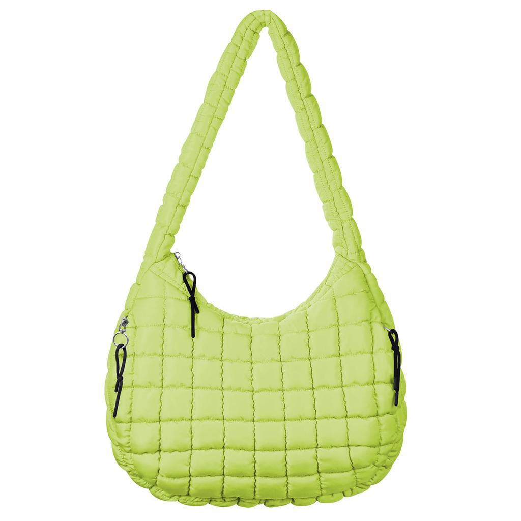 Wrinkled cloud bag, fashionable one shoulder hand-held dumpling bag, large capacity down cotton underarm women's bag.zwq