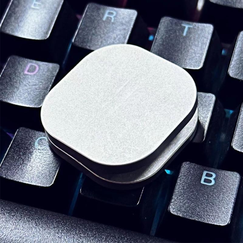 Magnetic Haptic Clicker Seesaw Metal Push Card Fidget Slider Stress Relief Decompression Toy Juguetes Antiestrs Para Adulltos