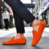 Fashion Leather Handmade Mens Loafers Moccasins Slip on Men's Flats Male Walking Shoes Summer Men Casual Shoes  Fashion Men Dress Shoes