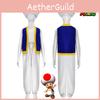 Mario Brothers Cosplay Costume For Halloween Polyester Fabric Mario Theme Xs-xxxl