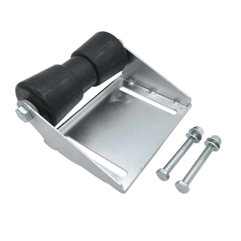 Heavy Type Boats Trailer Roller Brackets Galvanized Steel Frame Durability Rubber Wheel For Kayaks Canoes Transport 1