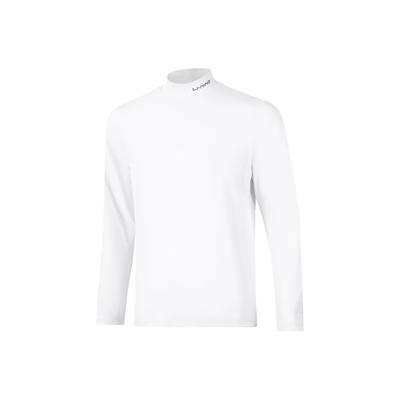 Li Ning Group Purchase Series Stand Collar Pullover Solid Color Comfortable Casual Simple Versatile Sports Long Sleeve T-Shirt Men Tops ATLV349-5