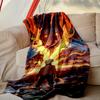Naruto Pattern Blanket, Cozy Blanket for All-Season Comfort On Sofas, Beds, Office, Car, Camping and Travel