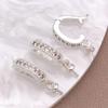 18K Gold Plated Zircon-Inlaid Openable Clasp for DIY Pearl Necklace Jewelry