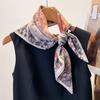 70*70cm Luxury Design Velvet Square Hair Scarf for Women Cotton Hijab Small Neck Tie Hand Wrist Kerchief Female Headband Foulard