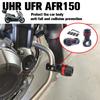Universal Motorcycle Clamp Falling Protection Electric Scooter Frame Sliders Crash Pad for Haojue UHR150 UFR150 AR150