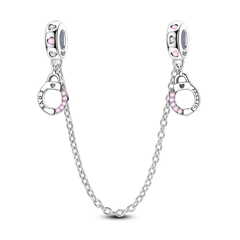 Cute Panda Charms Bead Original Copper Inlaid Zirconium Colorful Heart Pendants Fit Bracelet Jewelry Gift Marking