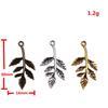 Filigree Leaf Charms Antique Alloy Pendants For Nature Inspired Jewelry