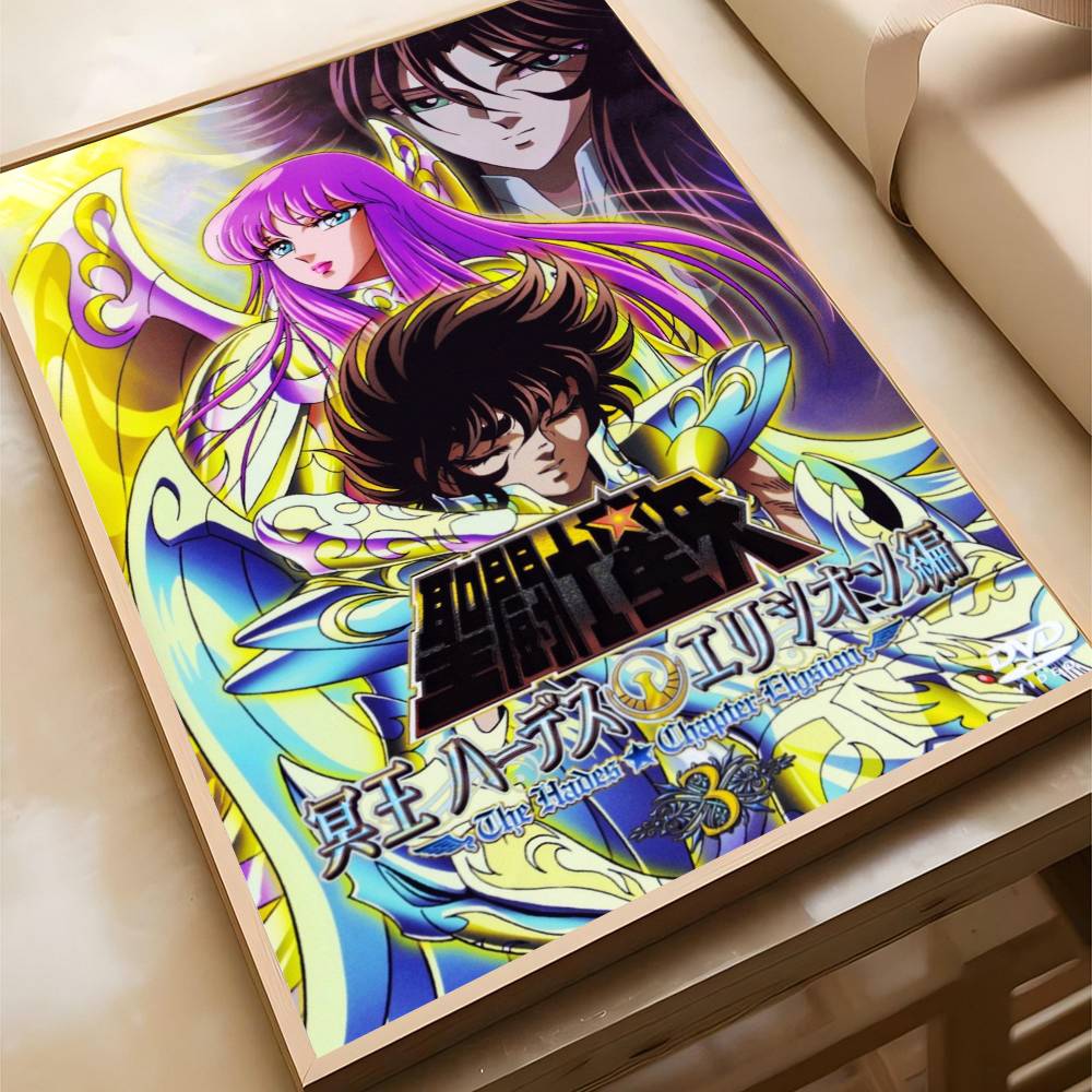 Saint Seiya The Hades Chapter - Inferno Trilogy DVD Cover Poster Bedroom Bedside Wall Decor Living Room Entrance Mural