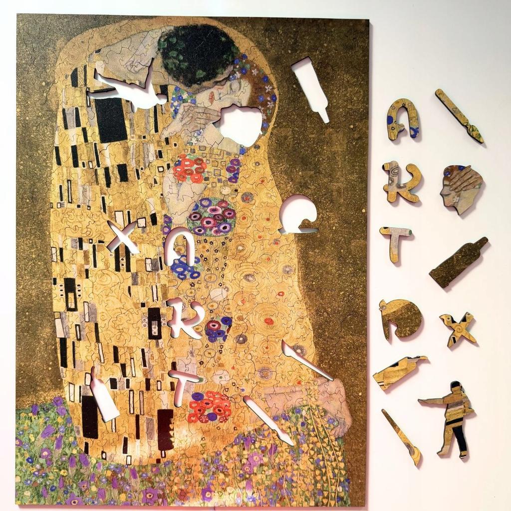 The Kiss Puzzle Gustav Klimt XL | The Kiss Picture Puzzle