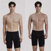 Beijigelleu Men'S Knee-Length Square Logo Indoor Swimsuit 4-Piece Set Bez-Z402