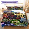DRAGON BALL Pattern Bedding,Quilt Set Quilt Cover Pillowcase Home Birthday Gift (1 * Duvet Cover + 2 * Pillowcase, Without Core)