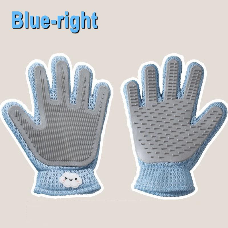 1pcs Pet Hair Remover Gloves Cat Dog Massage Bathing Cleaning Grooming Glove Comb Portable Rubber Hair Brush Pet Supplies Tools