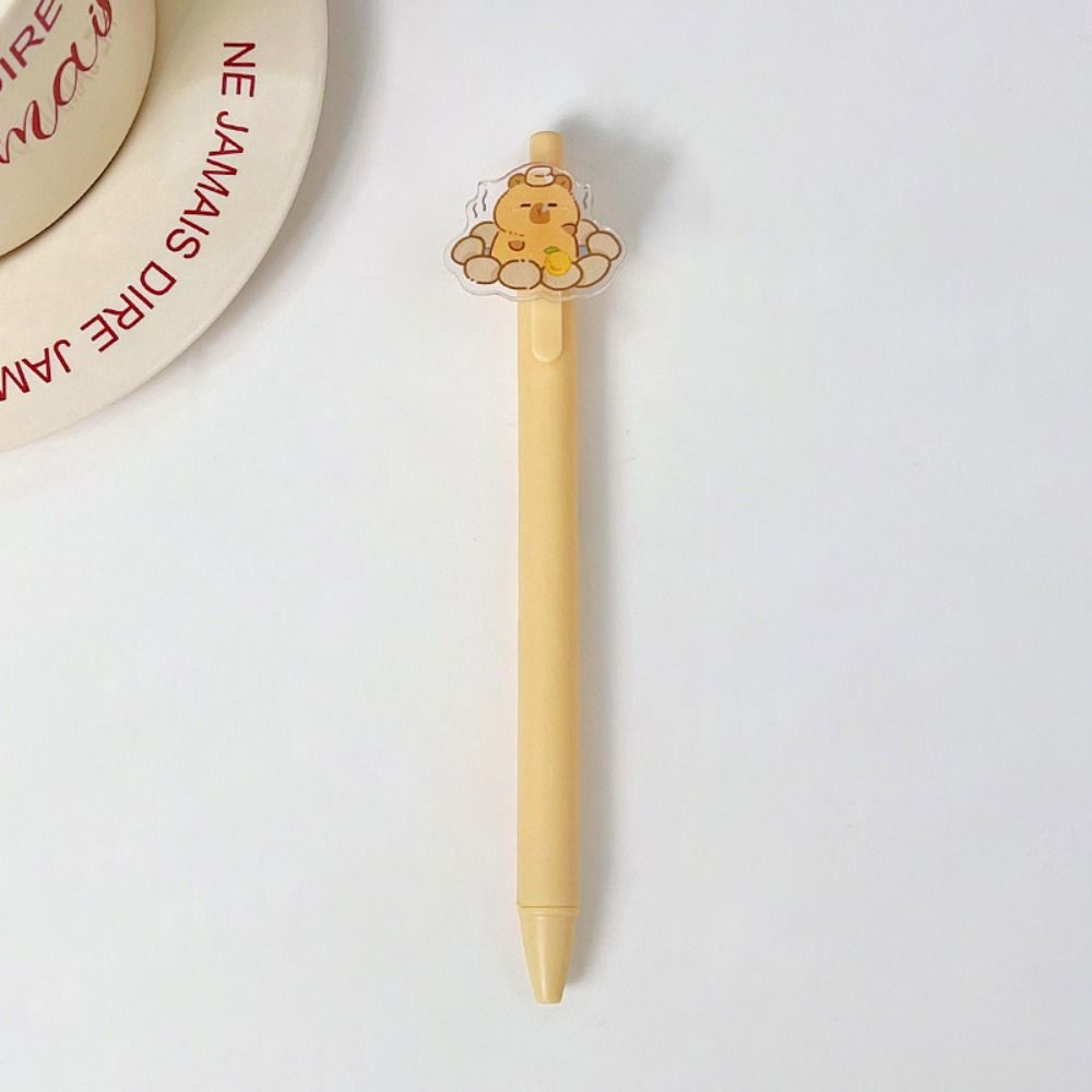 Creative Capybara Press Gel Pens Cartoon Anime Writing Supplies  Kids Toy Gift