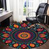 1PC Mandala Artwork Chair Carpet for Office Non-Slip, Lightweight, Machine Washable Rug for Office, Sleeping, Room - Holiday Decoryy251009140