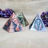 Salvadanaio in Metallo Elettrolucidato a Forma di Piramide Egizia Souvenir