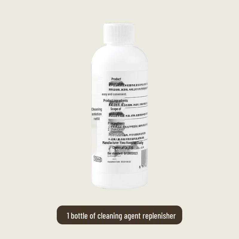 Multi-Functional Shoe Cleaner with Soft Bristle Brush for Suede & Nubuck