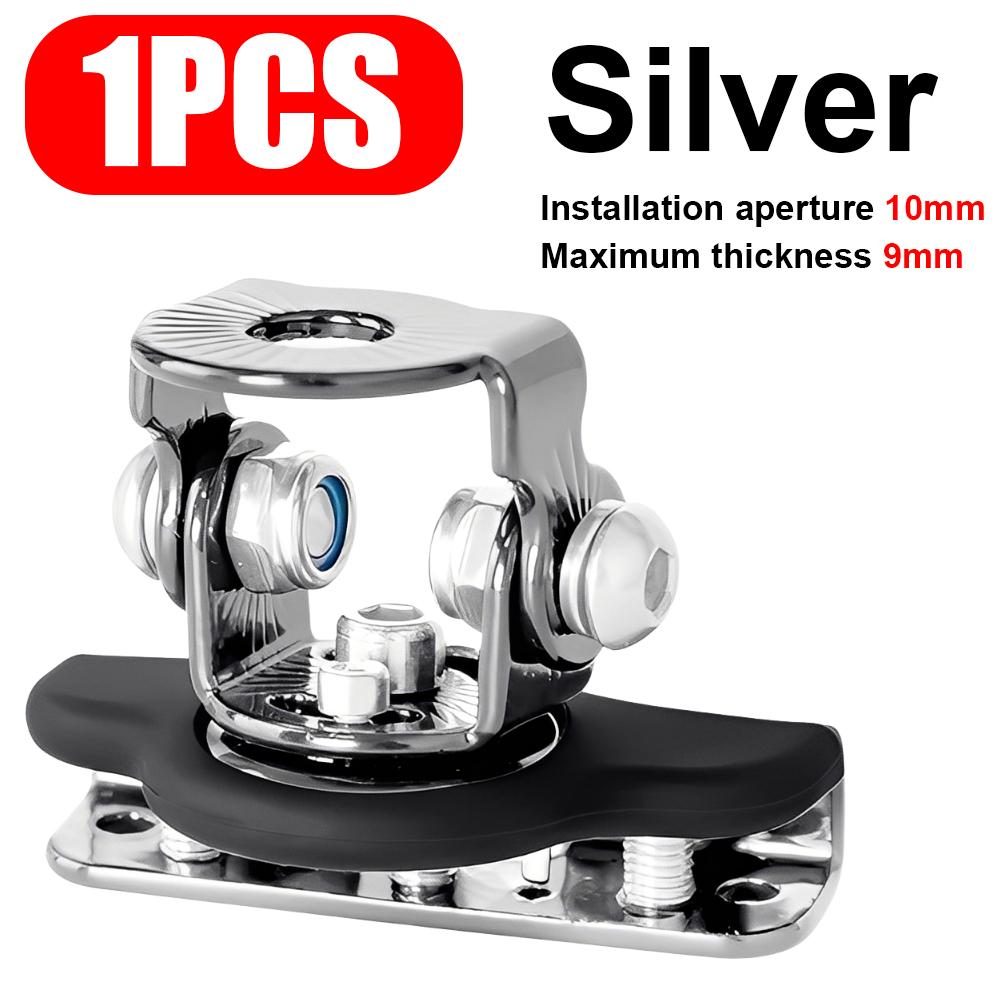 LED Light Bar Mounting Bracket LED Work Light Clamp Holder Hood Fog Light Lamp Holder for Off Road SUV Truck Auto Accessories 1pcs Silver