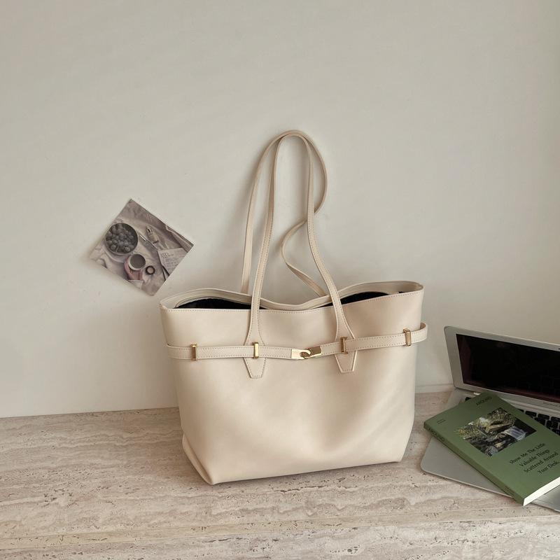 Women Fashion Large Capacity Single Shoulder Underarm Commuter Daily Tote Handbag