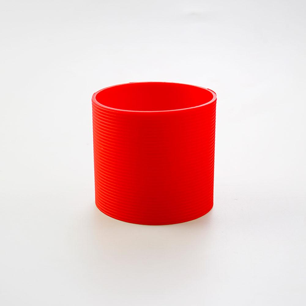 SW 16 Colors 7.0CM Silicone Cup Cover Stripes Non-slip Heat  For Glass Cup Sleeve 70MM Insulated Water Bottle Cup Sleeve