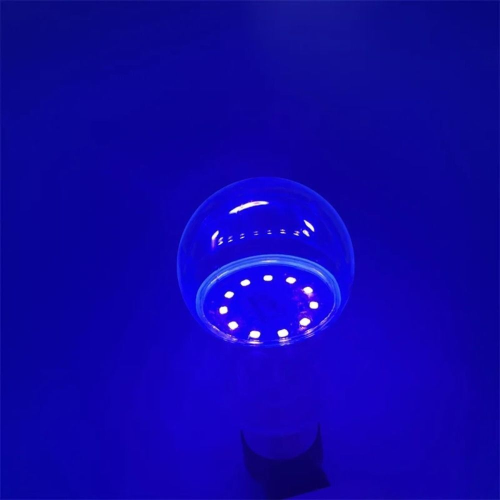 Floodlight Blacklight Ultraviolet Lamp UV Purple Bulb Atmosphere 360 Glow UV Light Bulbs 10W E27 Purple Black Light Bulb Disco