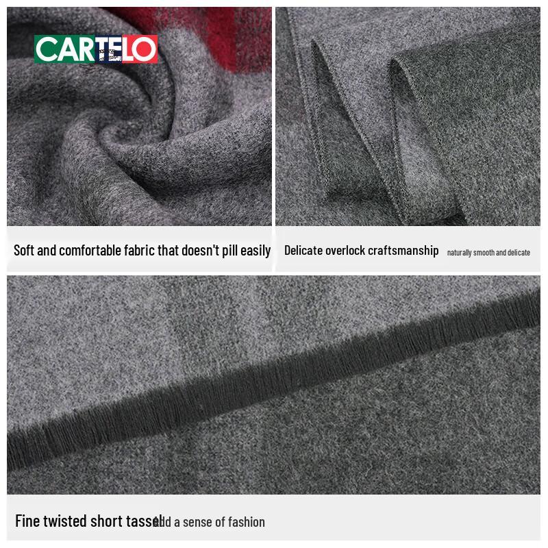 Herren Herbst/Winter Wollmischung Warmer Schal