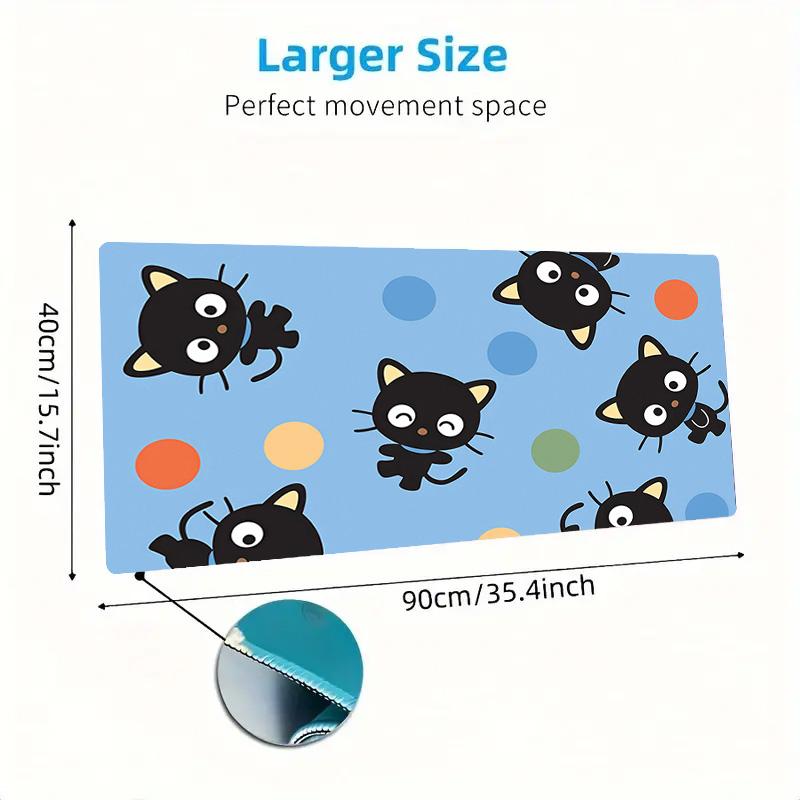 Chococat Print  Cushion Non-slip Laptop Tablet Big Mousepad XXL Mat Mini PC Playmat With Lock edge