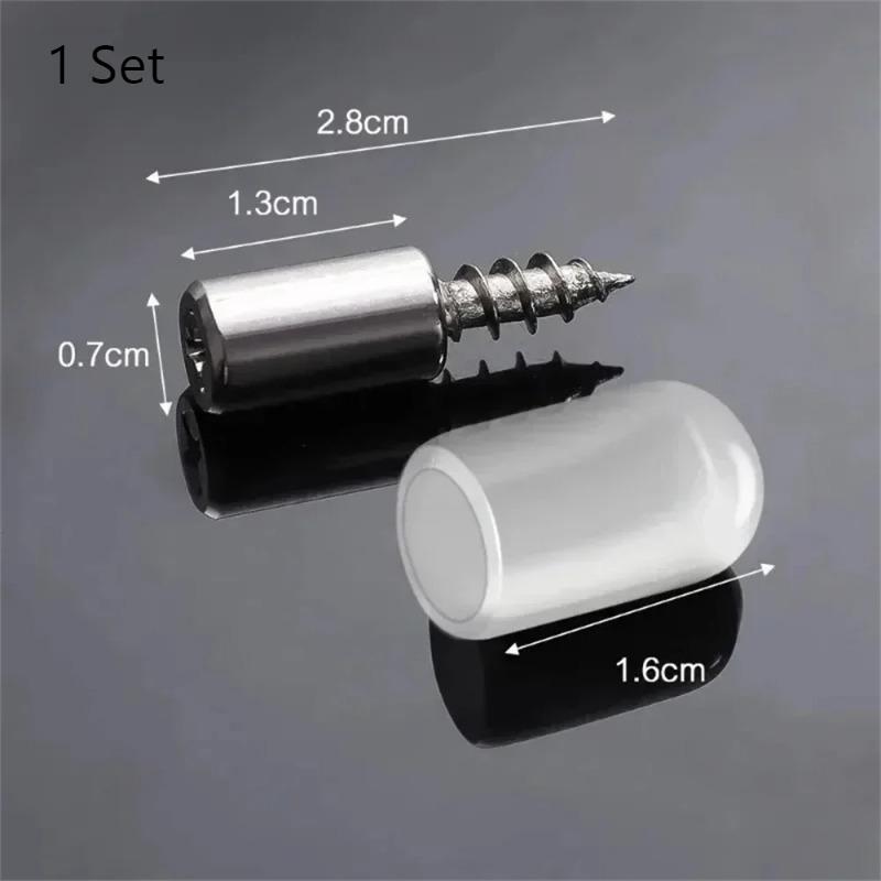 40/20 Pcs Self-Tapping Shelf Support Pegs - Anti-Slip Sleeve Design for Closet & Shelf Partition Brackets, No-Drill Installation