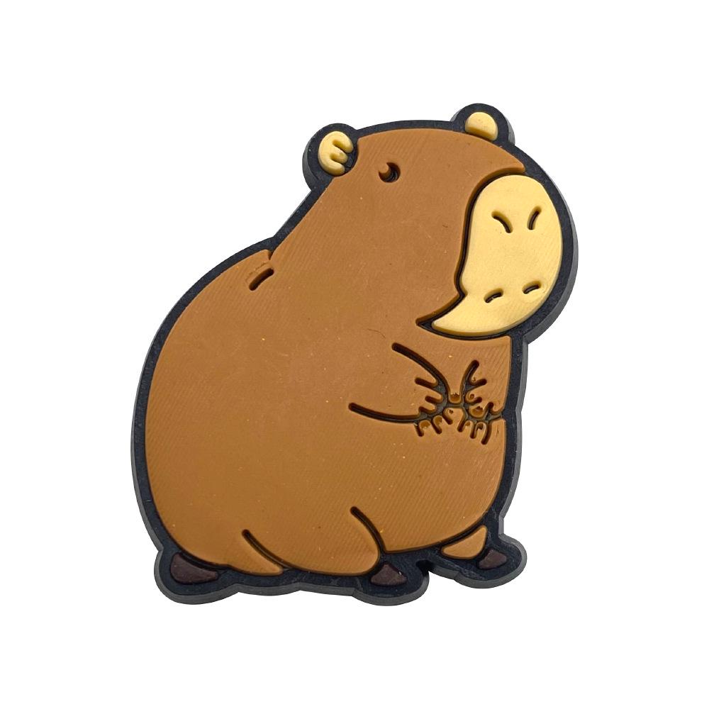 Capybara Hole PVC Soft Rubber Shoe Charms - Creative Shoe Decorations & Accessories