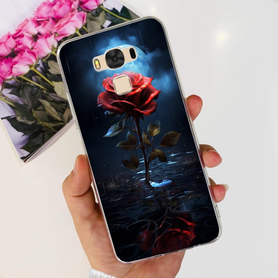 For Asus ZenFone 3 Max ZC553KL Case Popular Flower Butterfly Soft Silicone Phone Cover For ASUS X00DD X00DDA XOODD ZC553KL Funda