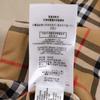 BURBERRY 8016222 Cotton gabardine Horseferry print Nova check soutien collar overcoat coat 36 beigeUsed