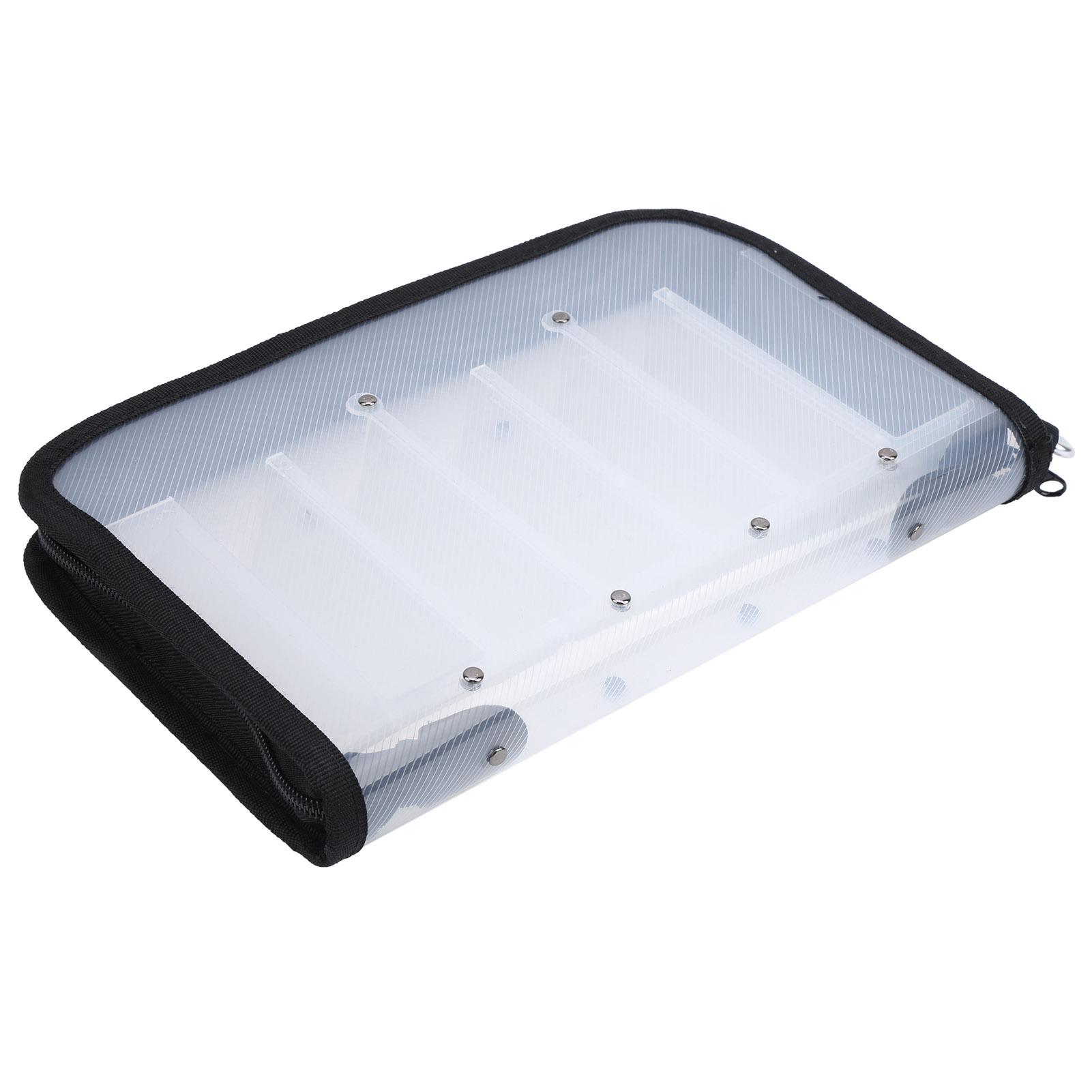 

Сумка для рыболовных приманок Прозрачная Портативная Водонепроницаемая 12 Отделений Сумка для хранения деревянных креветок