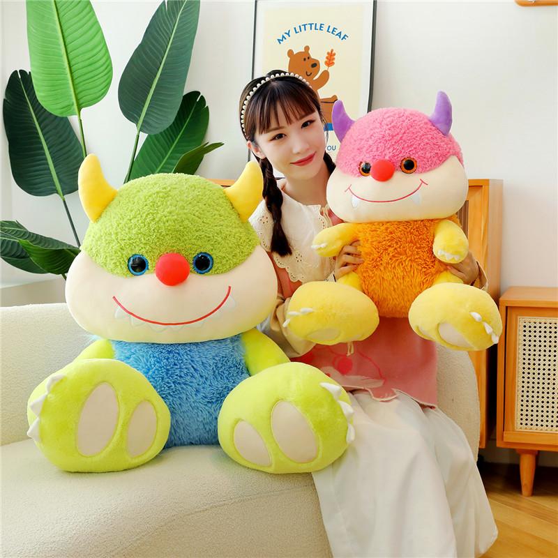 Plush Cartoon Monster Toy Stuffed Doll Throw Pillows Decorate Kids Gift Birthday