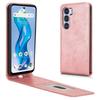 For ZTE Nubia S 5G A403ZT Case with Card Slot Magnetic Vertical Flip Leather Phone Cover