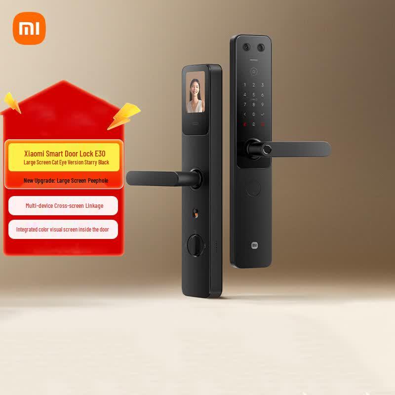 Умный дверной замок Xiaomi E30 с видеоглазком