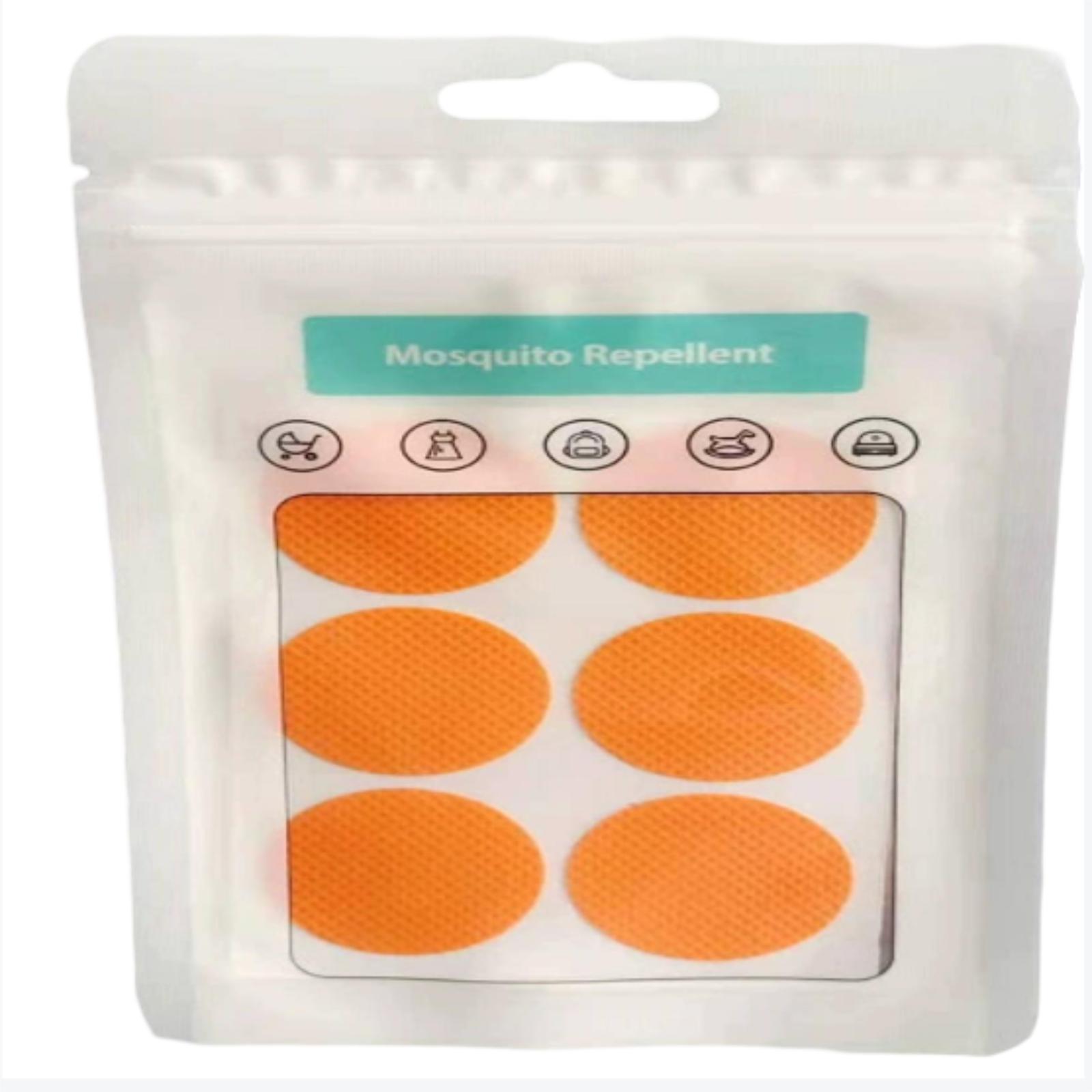 

60 шт. антитоксичные наклейки с насекомыми для кемпинга и двора One Size оранжевый