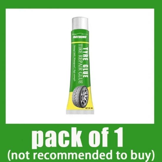 Wear resistant rubber, non corrosive adhesive, black tire repair immediate effect, liquid strong rubber adhesive 1PC
