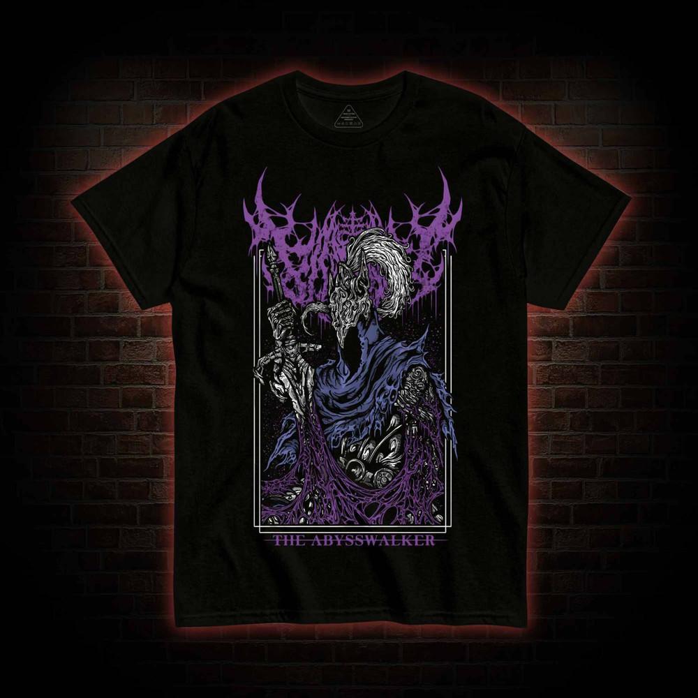 

Into the Abyss T-Shirt | Horror/Fantasy Graphic Tee | Dark Art Unisex Tee S