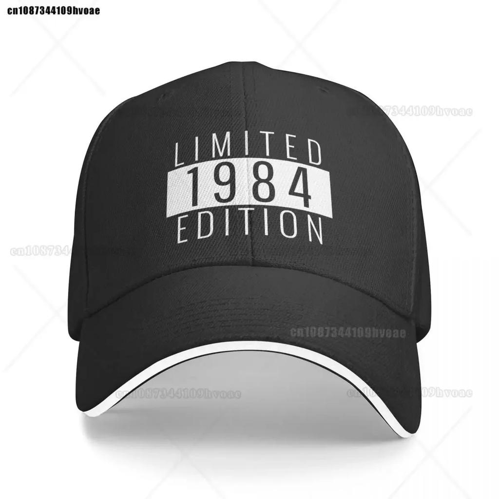 Limited 1984 Edition 40th Birthday Merch Men Women Trucker Hat Adjustable Birthday Present for 40 Versatile Hats Cap