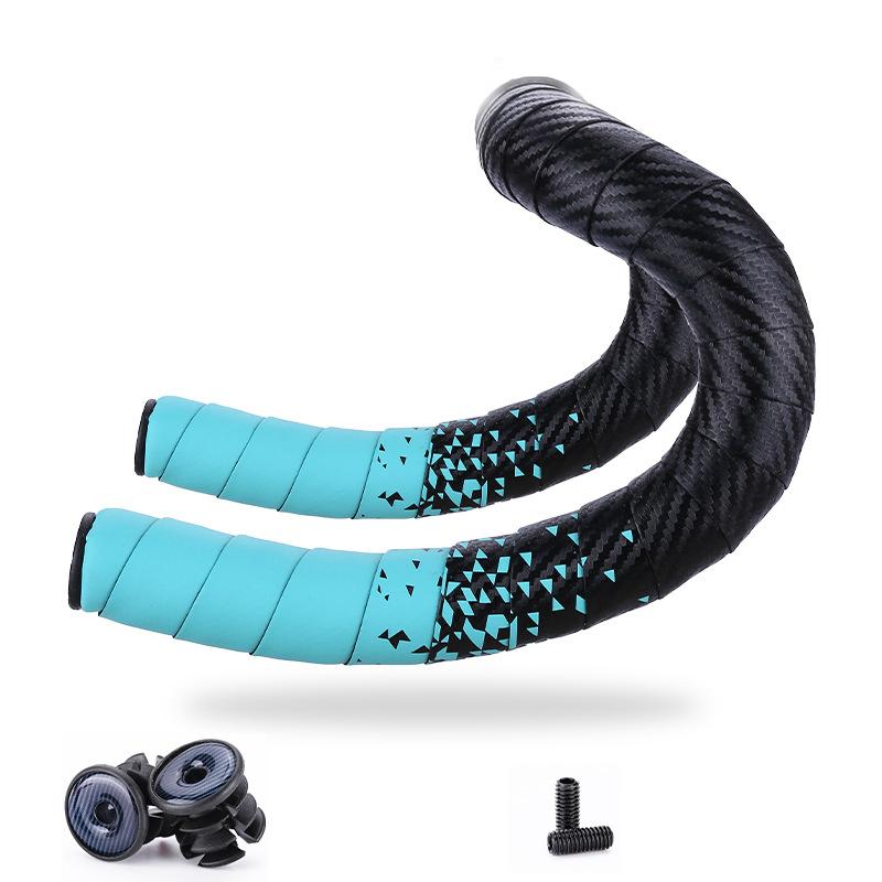 Bicycle Handlebar Tape Anti-Vibration PU EVA Bent Cycling Road Bike Tapes Racing Breathable Non-Slip Handle Bar Belt Wrap