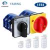 LW26-125A Cam Switch Two/Three Positions Rotary Changeover Padlock Silver Contact Power Control LW28 YMW26GS