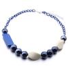 JMXD-Geometric Wood Necklace Women's Acrylic Bead Necklace New Accessories Exaggerated Jewelry