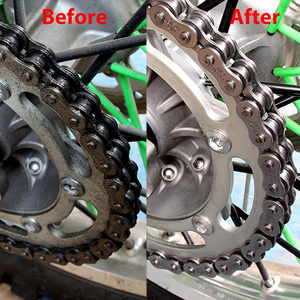 Motorcycle Chain Cleaning Machine Kit Brush Gear Cleaner Tool For Motorbike Chains Lube Device Lubricating Accessory