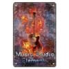 "Let The Music Be Your Master" Music Theme Metal Panel Wall Decor