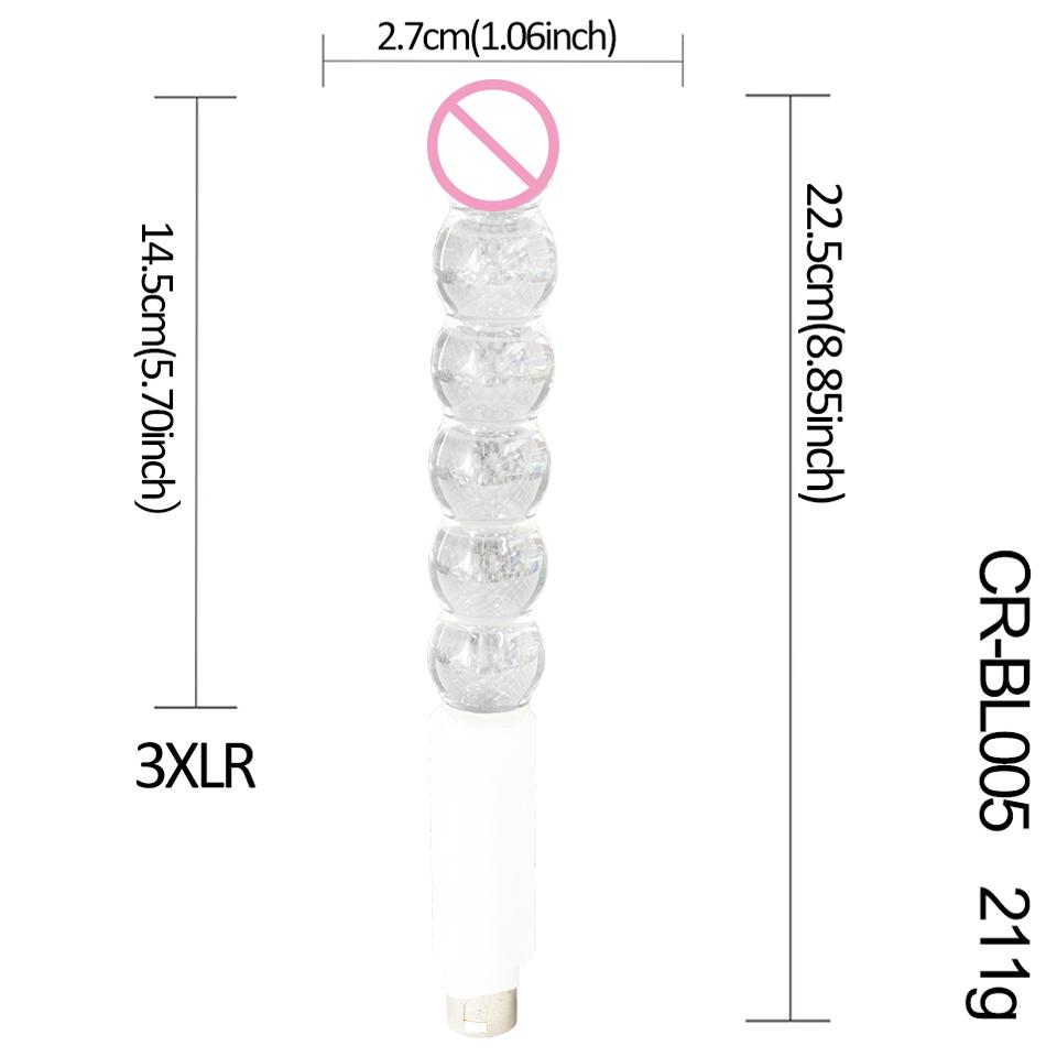 DTSUDU 3XLR Sexmaschine Zubehör Verlängerungsstange Tube Sexmaschine 3XLR Zubehör Realistische Männliche Masturbationsbecher