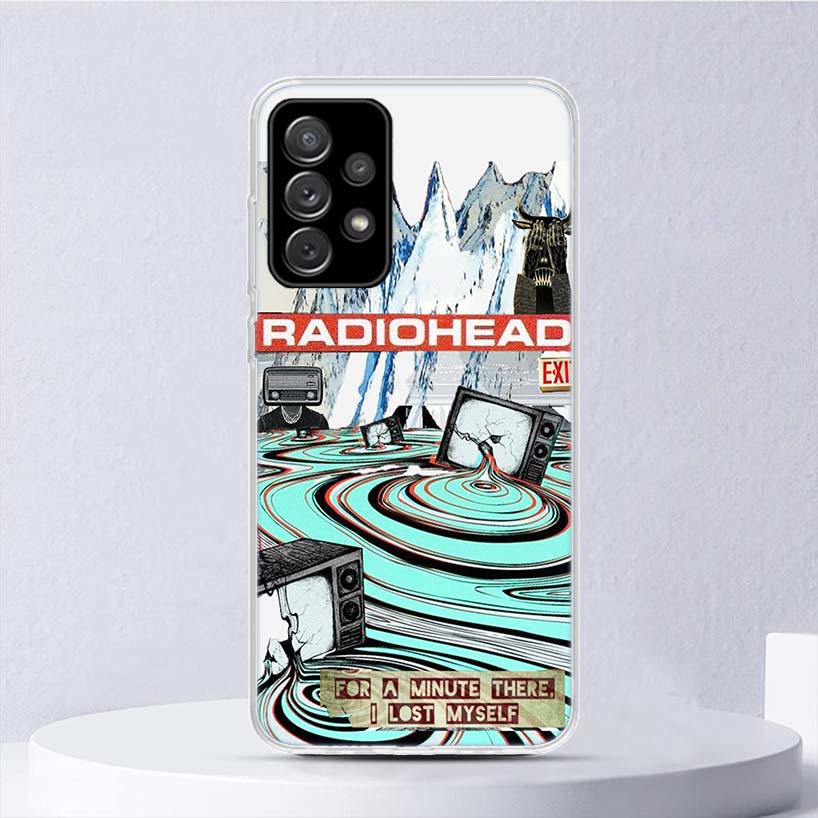 Bnad R-Radiohead Soft Case For Samsung Galaxy A17 A16 A26 A36 A56 A15 A14 A13 A55 A54 A53 Phone Cover A25 A35 A24 A34 A23 A33